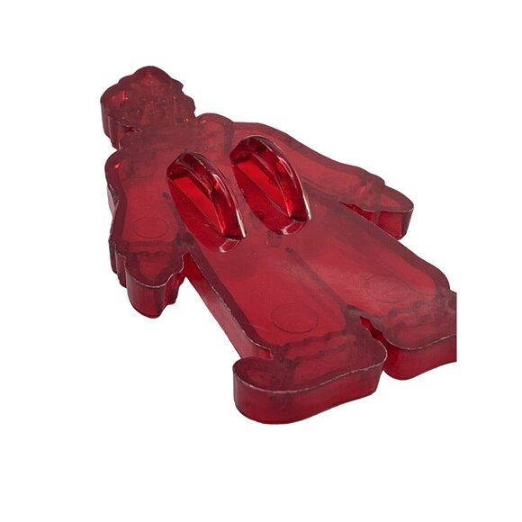Clown Educational Products Company Red Plastic Cookie Imprint Cutter 4" Vintage - Picture 6 of 7